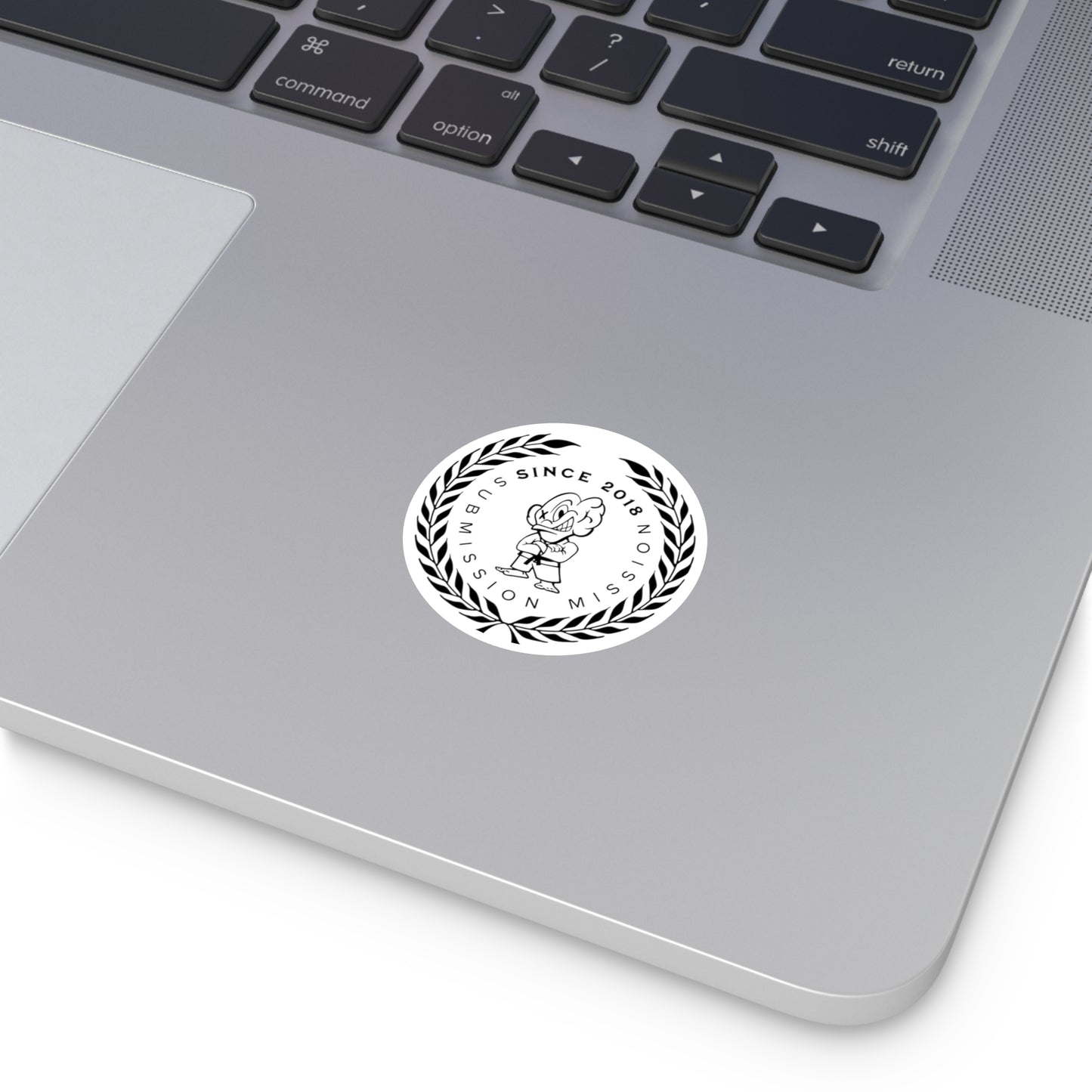 Submission Mission Round Stickers, Indoor\Outdoor