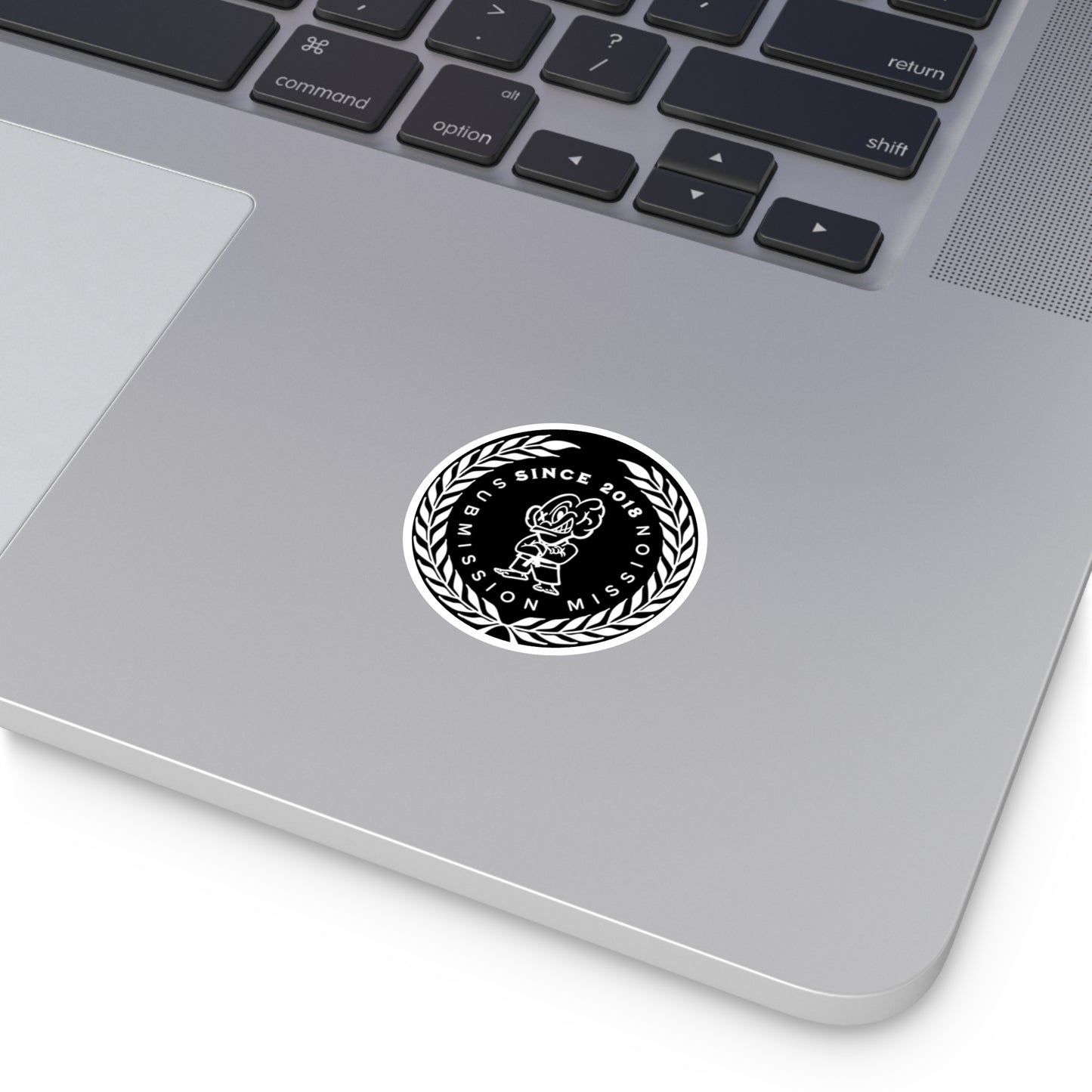 Fighter Round Stickers, Indoor\Outdoor : Shaped by Dedication