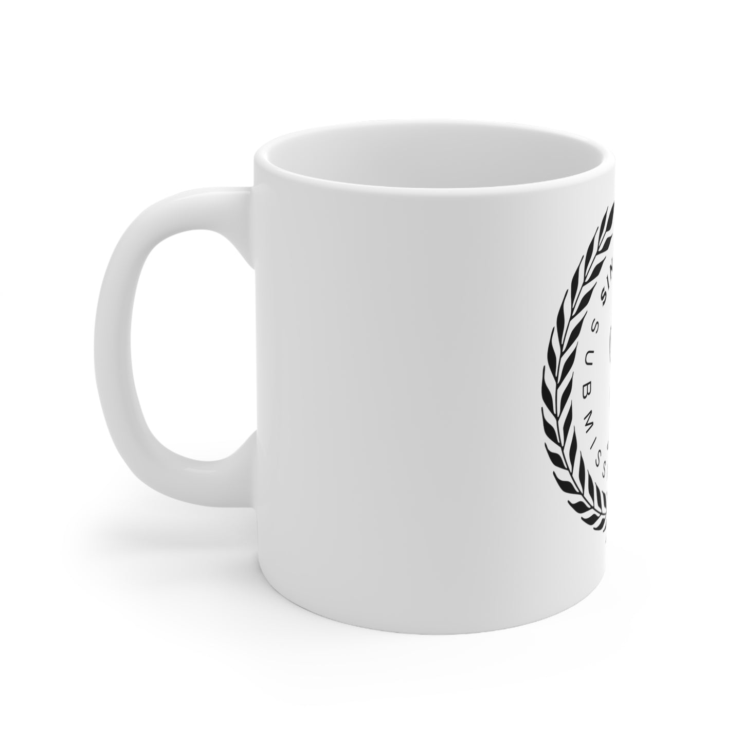 Submission Mission Jiu Jitsu Cauliflower Ear Coffee Mug 11oz